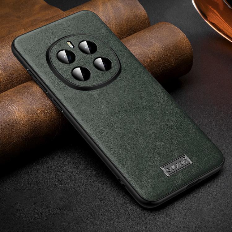 For Honor Magic7 SULADA Shockproof TPU Hybrid Handmade Leather Phone Case