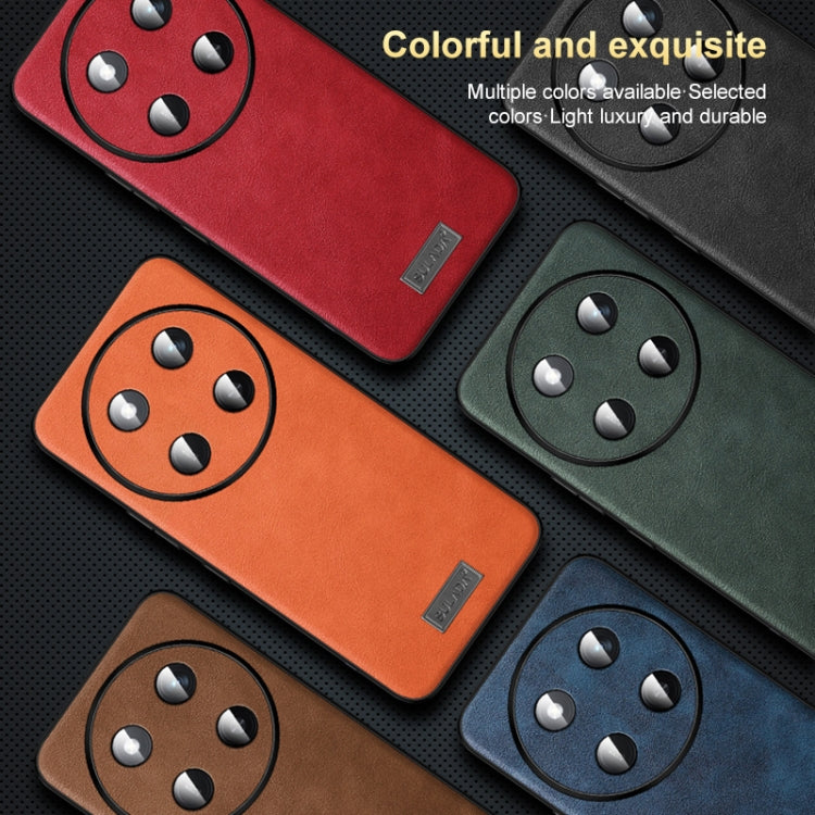 For Honor Magic7 SULADA Shockproof TPU Hybrid Handmade Leather Phone Case