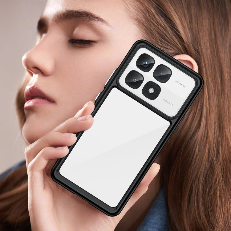 For Redmi K70 Ultra Colorful Series Acrylic Hybrid TPU Phone Case