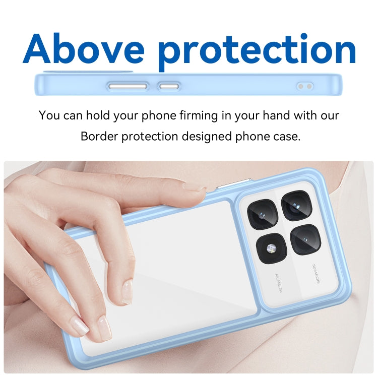 For Redmi K70 Ultra Colorful Series Acrylic Hybrid TPU Phone Case