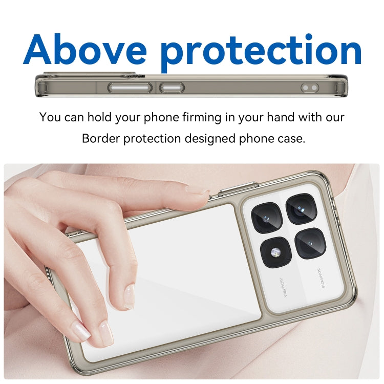 For Redmi K70 Ultra Colorful Series Acrylic Hybrid TPU Phone Case