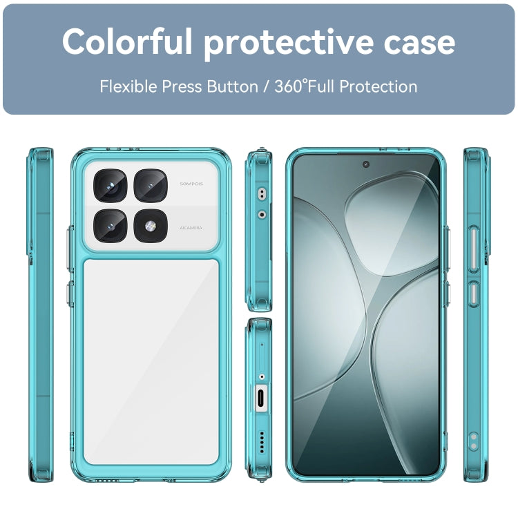 For Redmi K70 Ultra Colorful Series Acrylic Hybrid TPU Phone Case