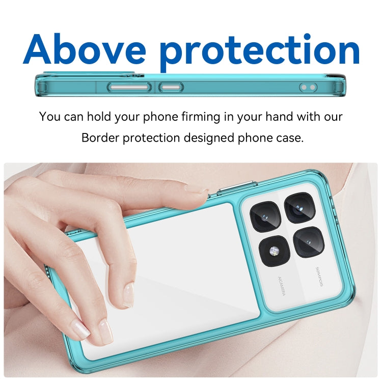 For Redmi K70 Ultra Colorful Series Acrylic Hybrid TPU Phone Case