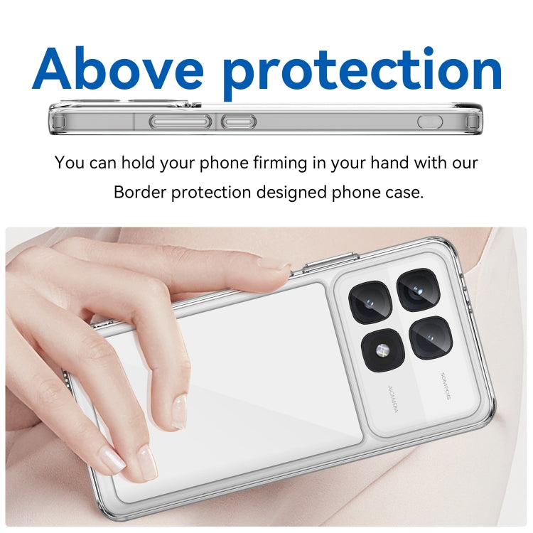 For Redmi K70 Ultra Colorful Series Acrylic Hybrid TPU Phone Case
