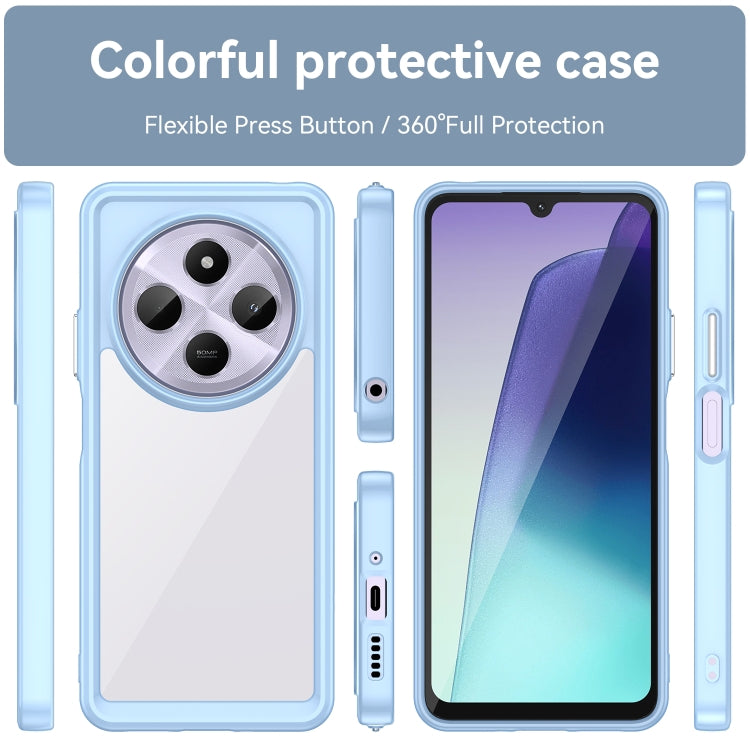For Redmi 14C 4G Colorful Series Acrylic Hybrid TPU Phone Case