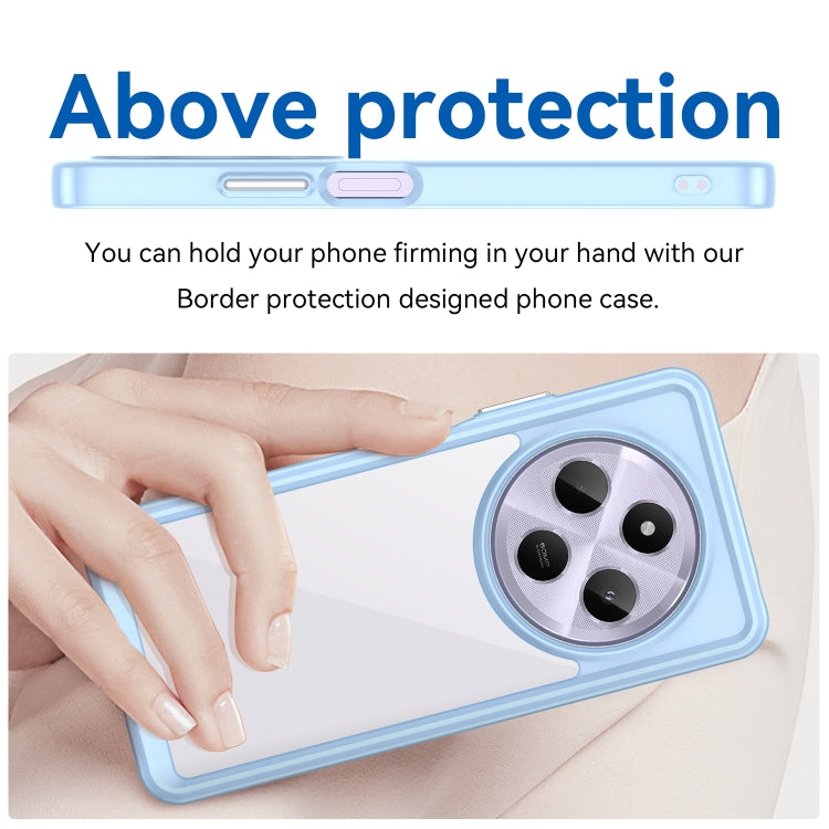 For Redmi 14C 4G Colorful Series Acrylic Hybrid TPU Phone Case