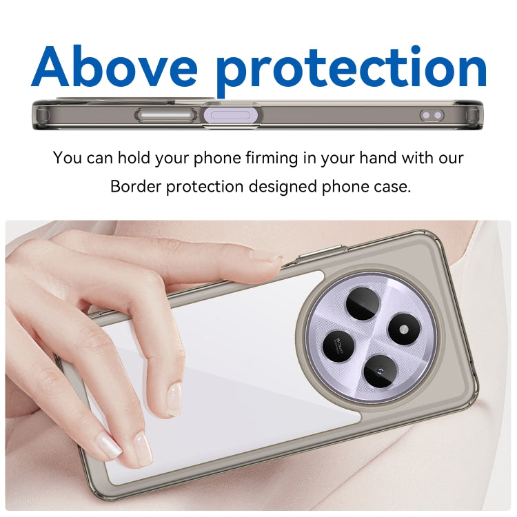 For Redmi 14C 4G Colorful Series Acrylic Hybrid TPU Phone Case