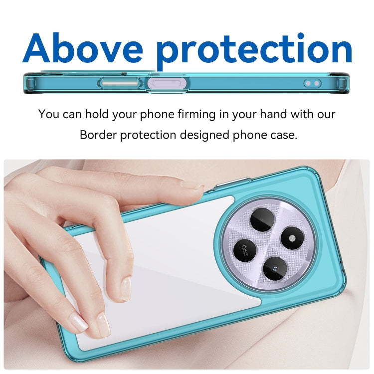 For Redmi 14C 4G Colorful Series Acrylic Hybrid TPU Phone Case