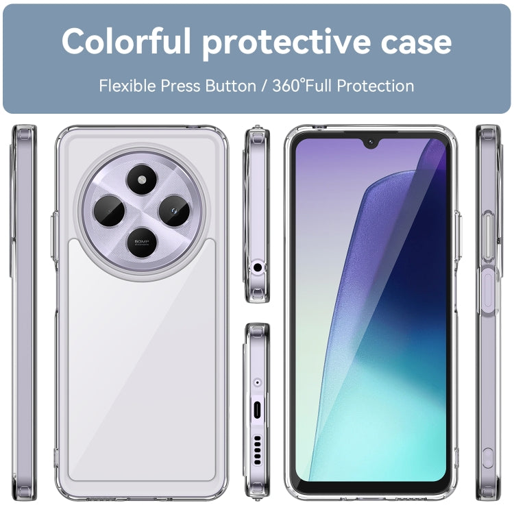 For Redmi 14C 4G Colorful Series Acrylic Hybrid TPU Phone Case