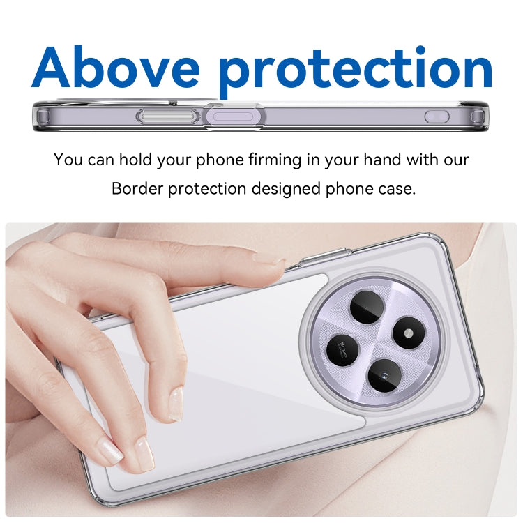 For Redmi 14C 4G Colorful Series Acrylic Hybrid TPU Phone Case