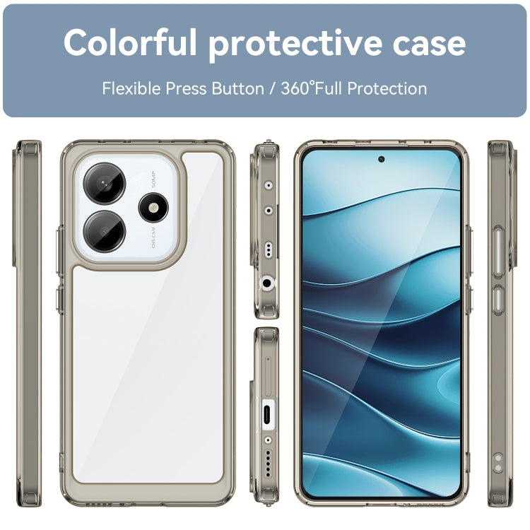 For Redmi Note 14 5G Colorful Series Acrylic Hybrid TPU Phone Case