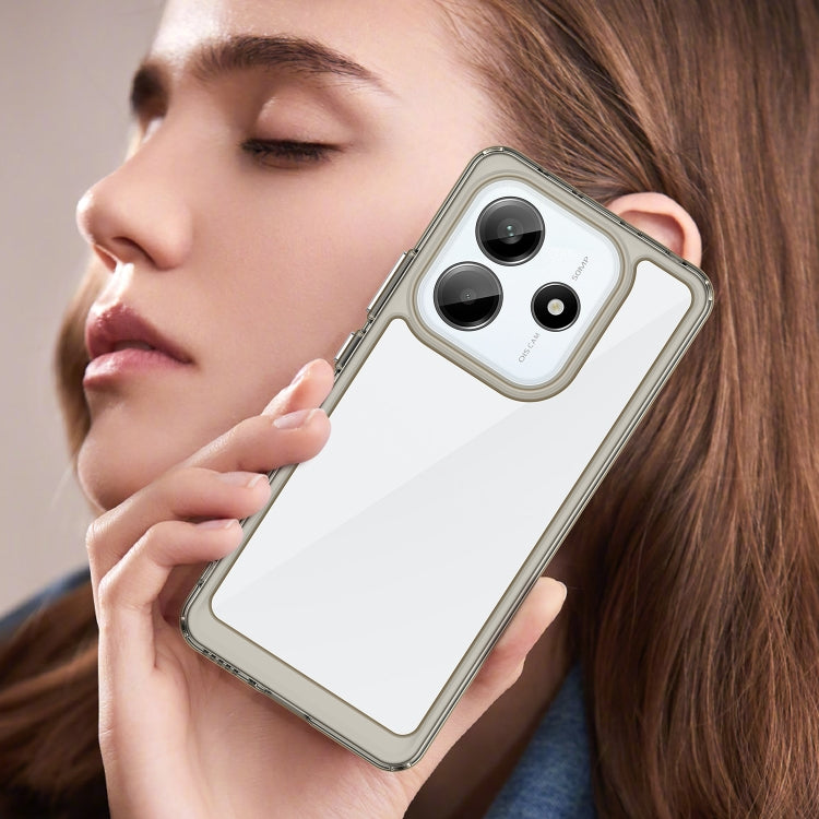 For Redmi Note 14 5G Colorful Series Acrylic Hybrid TPU Phone Case