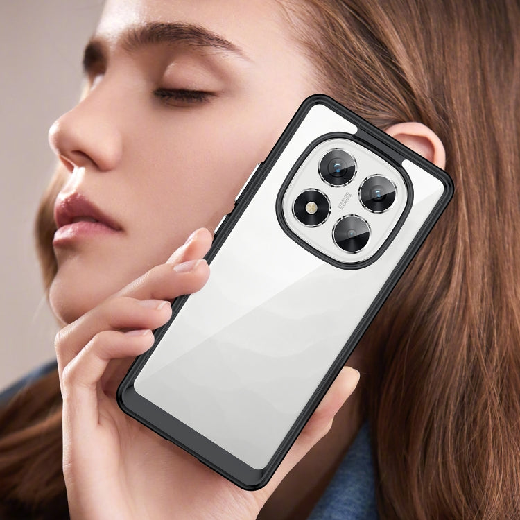 For Redmi Note 14 Pro 5G Colorful Series Acrylic Hybrid TPU Phone Case