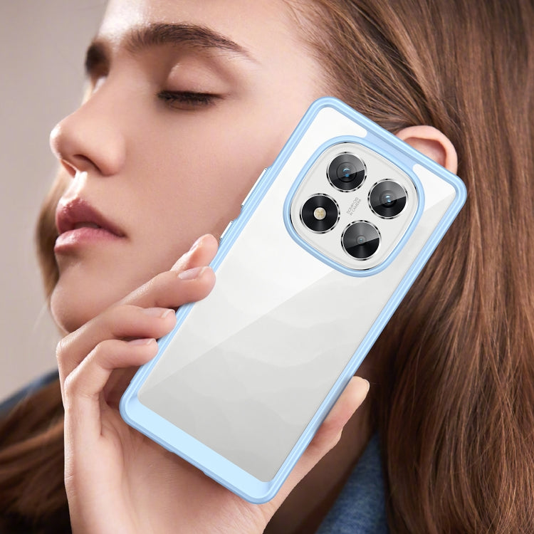 For Redmi Note 14 Pro 5G Colorful Series Acrylic Hybrid TPU Phone Case
