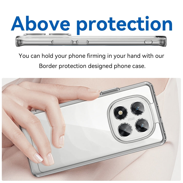 For Redmi Note 14 Pro 5G Colorful Series Acrylic Hybrid TPU Phone Case