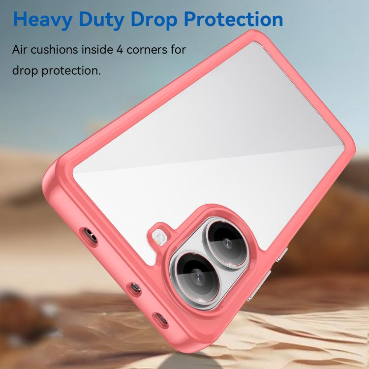 For Redmi Turbo 4 Colorful Series Acrylic Hybrid TPU Phone Case