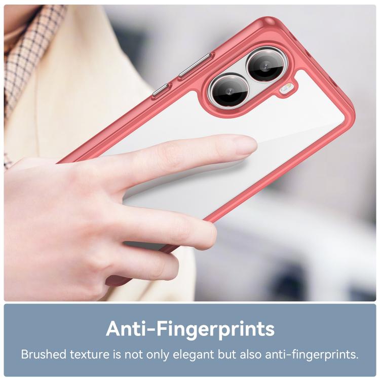 For Redmi Turbo 4 Colorful Series Acrylic Hybrid TPU Phone Case