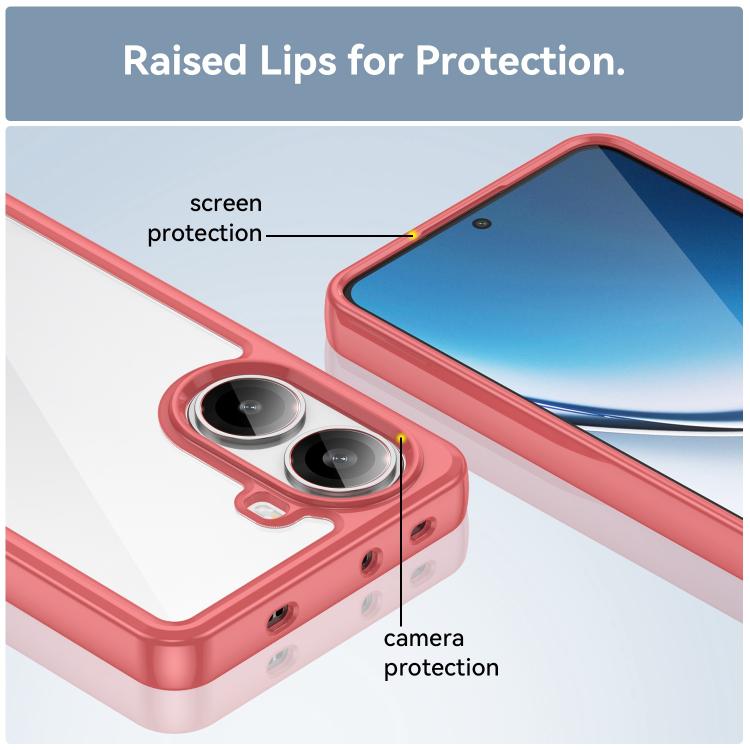 For Redmi Turbo 4 Colorful Series Acrylic Hybrid TPU Phone Case
