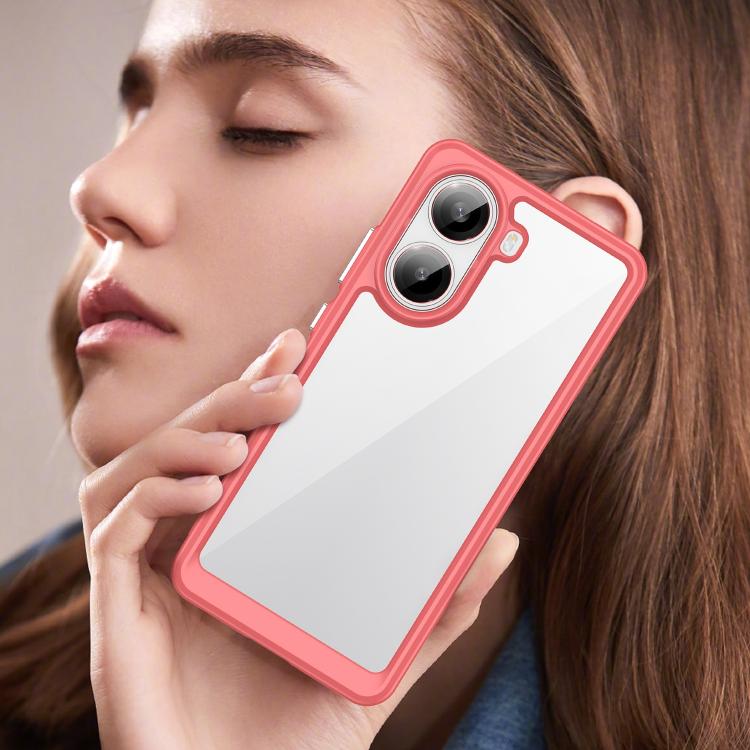 For Redmi Turbo 4 Colorful Series Acrylic Hybrid TPU Phone Case
