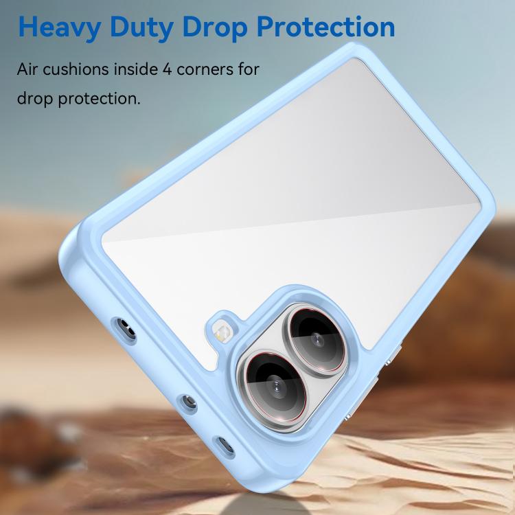 For Redmi Turbo 4 Colorful Series Acrylic Hybrid TPU Phone Case