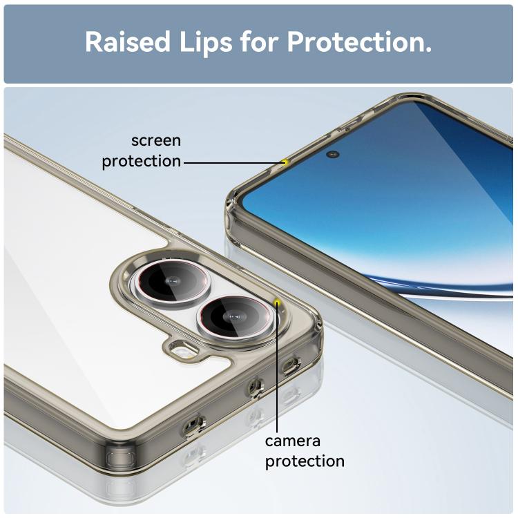 For Redmi Turbo 4 Colorful Series Acrylic Hybrid TPU Phone Case