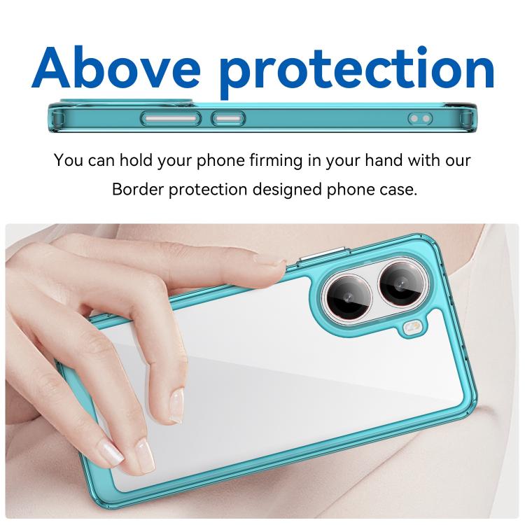 For Redmi Turbo 4 Colorful Series Acrylic Hybrid TPU Phone Case
