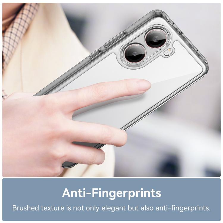 For Redmi Turbo 4 Colorful Series Acrylic Hybrid TPU Phone Case