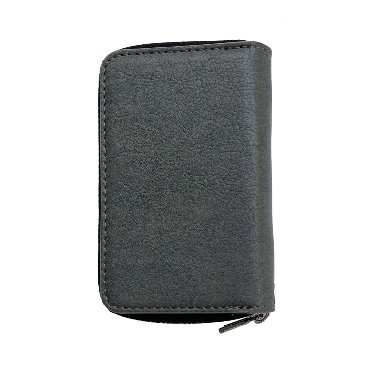 Solid Color 11-cards Zipper Card Bag