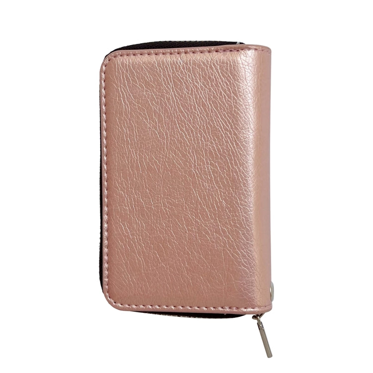 Solid Color 11-cards Zipper Card Bag