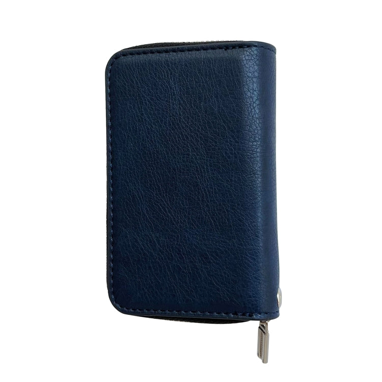 Solid Color 11-cards Zipper Card Bag