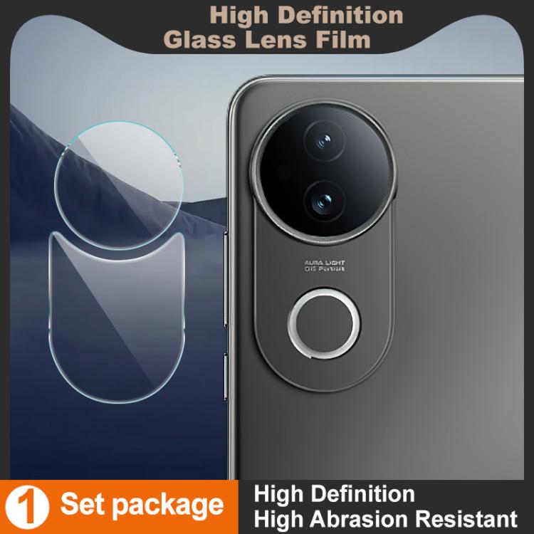 For vivo V50 5G IMAK Rear Camera Glass Lens Film, 1 Set Package