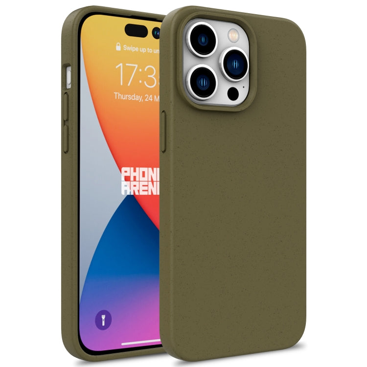 For iPhone 16 Pro Wheat Straw TPU Phone Case