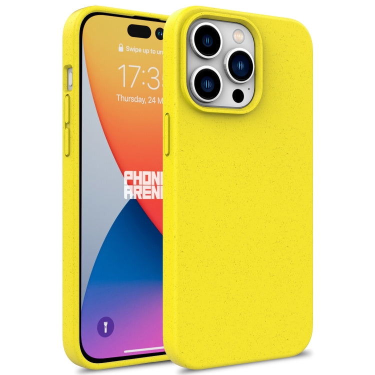 For iPhone 16 Pro Wheat Straw TPU Phone Case