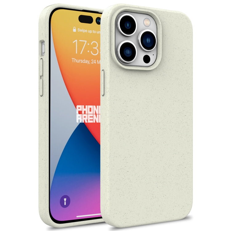 For iPhone 16 Pro Wheat Straw TPU Phone Case