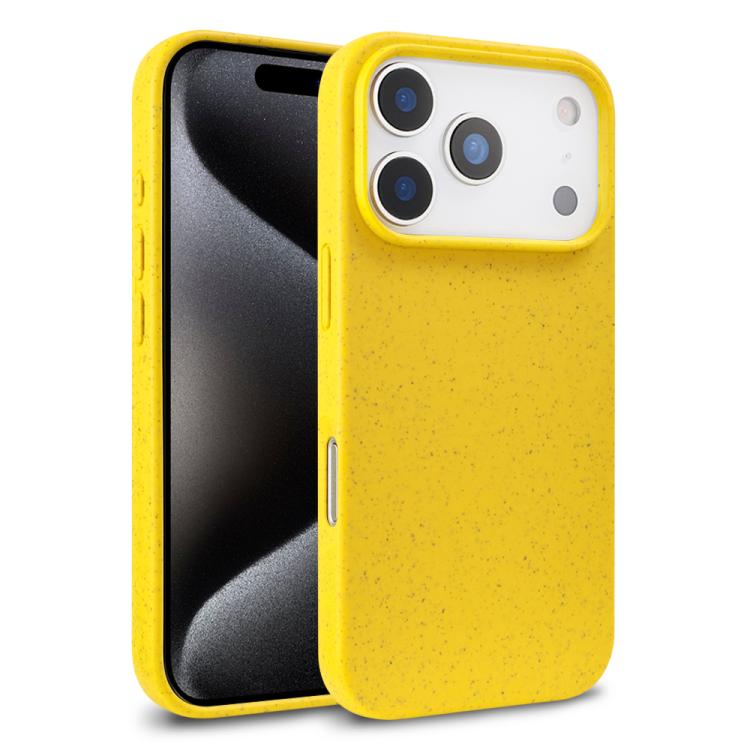 For iPhone 17 Pro Wheat Straw TPU Phone Case