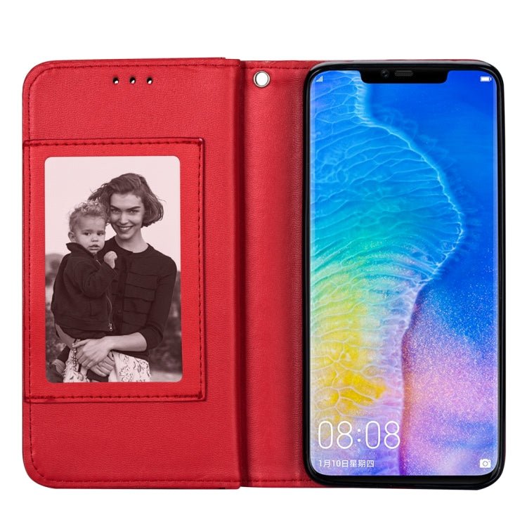 For Huawei Mate 20 Pro Ultra-thin 9 Card Horizontal Flip Leather Case, with Card Slots & Holder & Lanyard