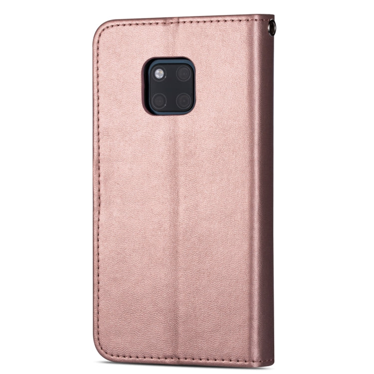 For Huawei Mate 20 Pro Ultra-thin 9 Card Horizontal Flip Leather Case, with Card Slots & Holder & Lanyard