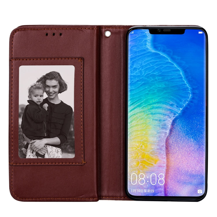 For Huawei Mate 20 Pro Ultra-thin 9 Card Horizontal Flip Leather Case, with Card Slots & Holder & Lanyard