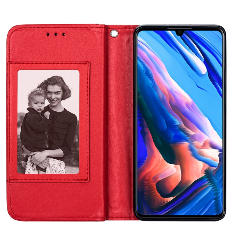 For Huawei P30 Ultra-thin 9 Card Horizontal Flip Leather Case, with Card Slots & Holder & Lanyard