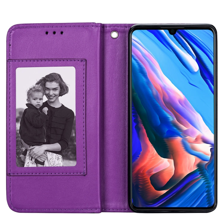 For Huawei P30 Ultra-thin 9 Card Horizontal Flip Leather Case, with Card Slots & Holder & Lanyard