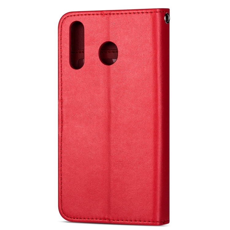 For Huawei P30 Lite Ultra-thin 9 Card Horizontal Flip Leather Case, with Card Slots & Holder & Lanyard