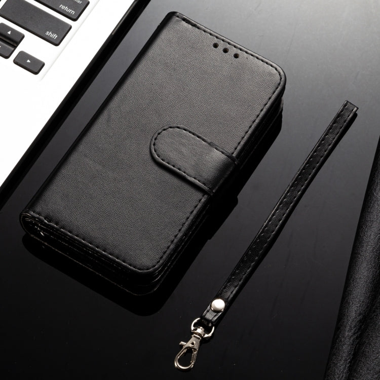 For Huawei P30 Lite Ultra-thin 9 Card Horizontal Flip Leather Case, with Card Slots & Holder & Lanyard