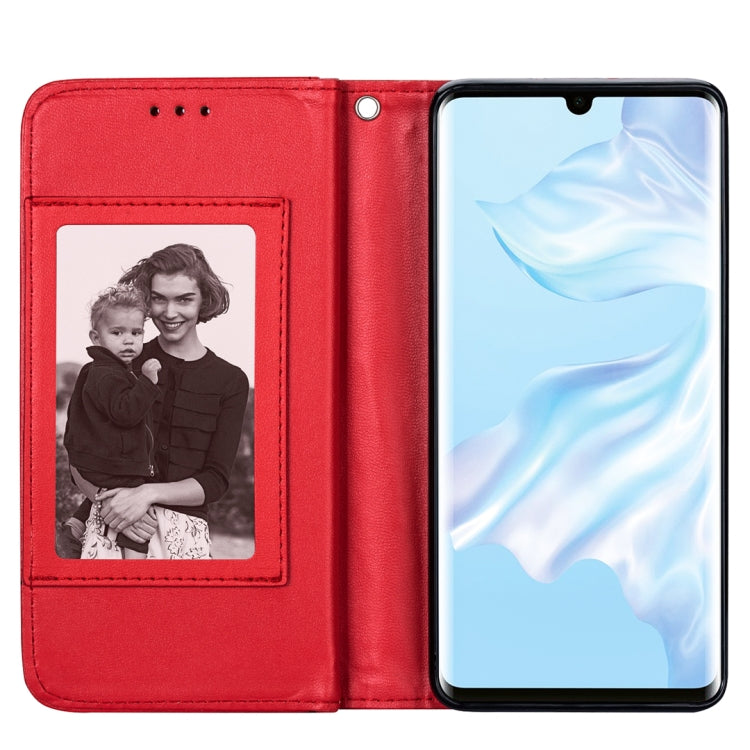 For Huawei P30 Pro Ultra-thin 9 Card Horizontal Flip Leather Case, with Card Slots & Holder & Lanyard