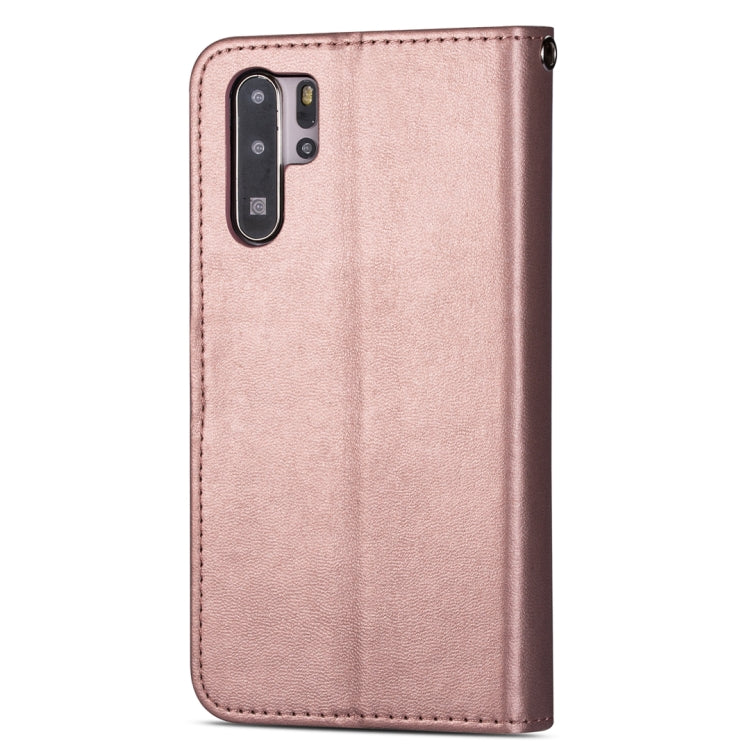 For Huawei P30 Pro Ultra-thin 9 Card Horizontal Flip Leather Case, with Card Slots & Holder & Lanyard
