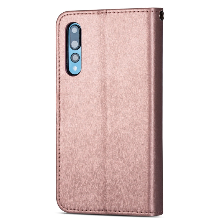 For Huawei P20 Ultra-thin 9 Card Horizontal Flip Leather Case, with Card Slots & Holder & Lanyard
