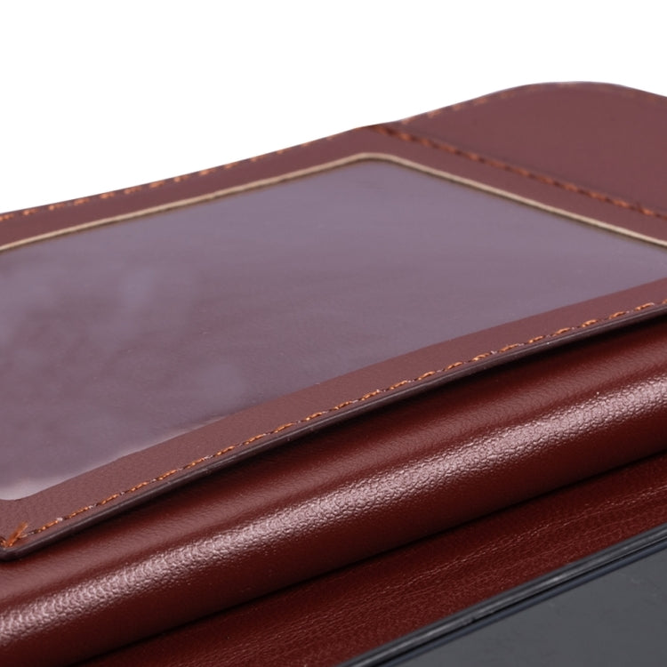 For Huawei P20 Ultra-thin 9 Card Horizontal Flip Leather Case, with Card Slots & Holder & Lanyard