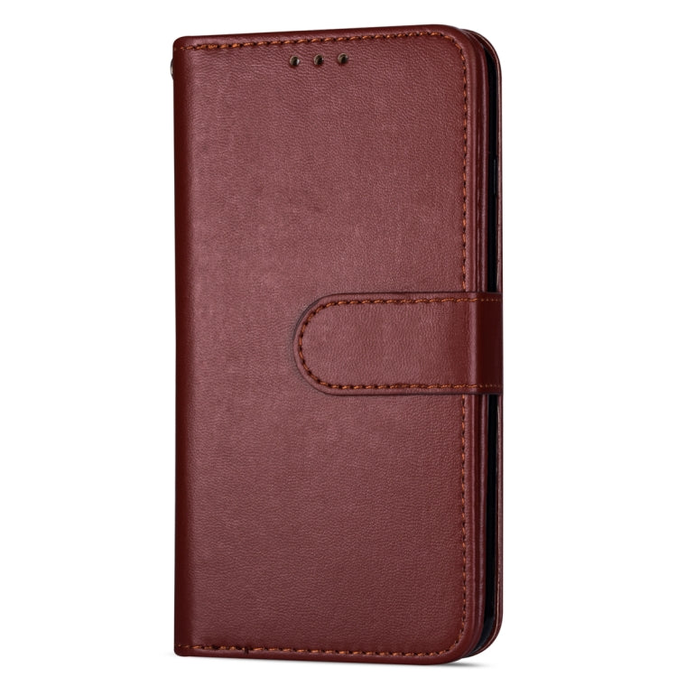 For Huawei P20 Lite Ultra-thin 9 Card Horizontal Flip Leather Case, with Card Slots & Holder & Lanyard