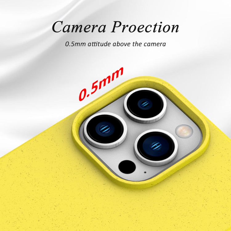 For iPhone 16 Plus Wheat Straw TPU Phone Case