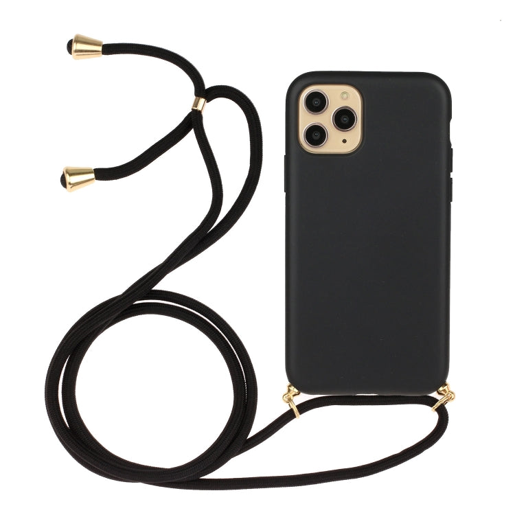 For iPhone 16 Pro Wheat Straw Material + TPU Phone Case with Lanyard