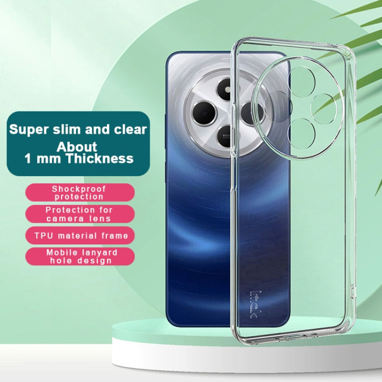 For Redmi 14C 4G / 14R imak UX-5 Series Super Slim Transparent Shockproof TPU Protective Case - Transparent